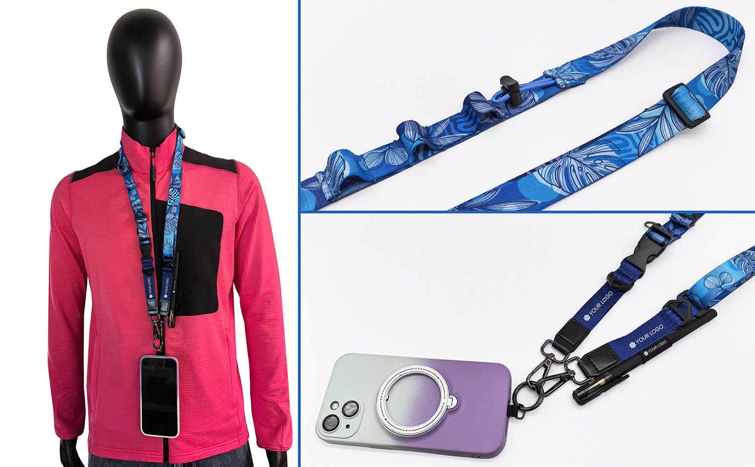 Lanyard 5in1 your logo 1 m