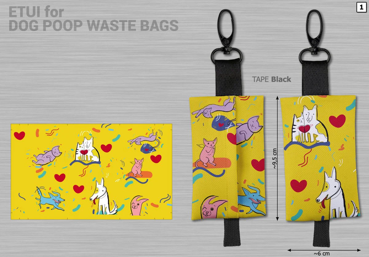 Case for dog waste bags 13996