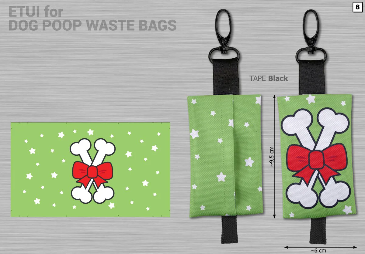 Case for dog waste bags 14817