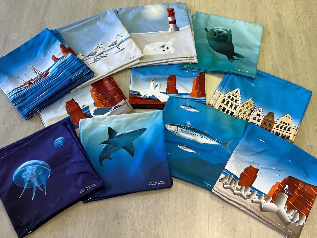 Cushion covers various Helgoland themes