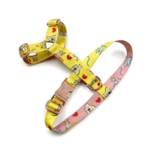 Dog harness with print 14147