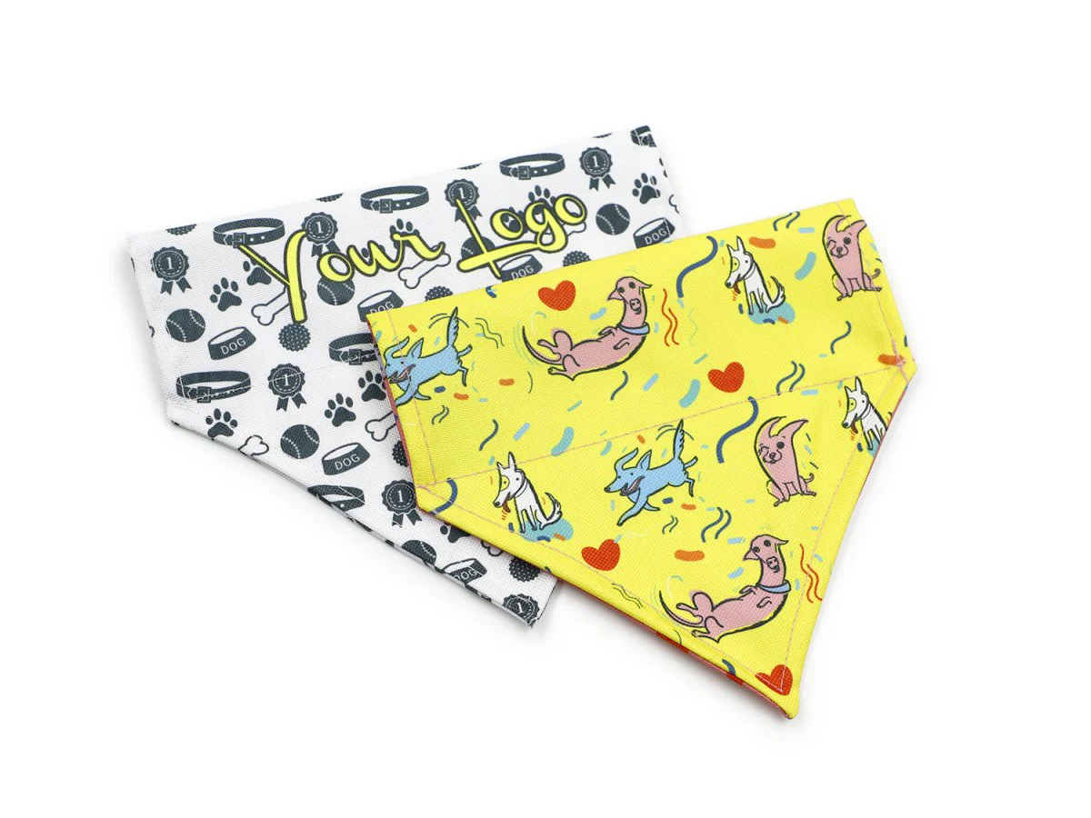 Dogs collar with print 14036