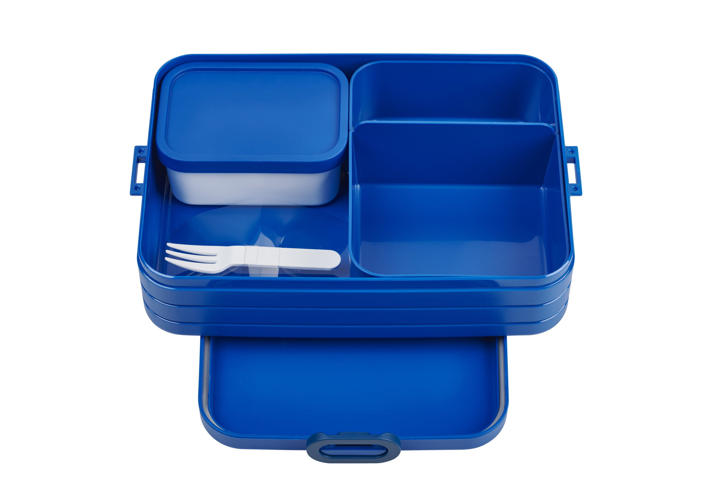 Bento lunchbox take a break large vivid blue