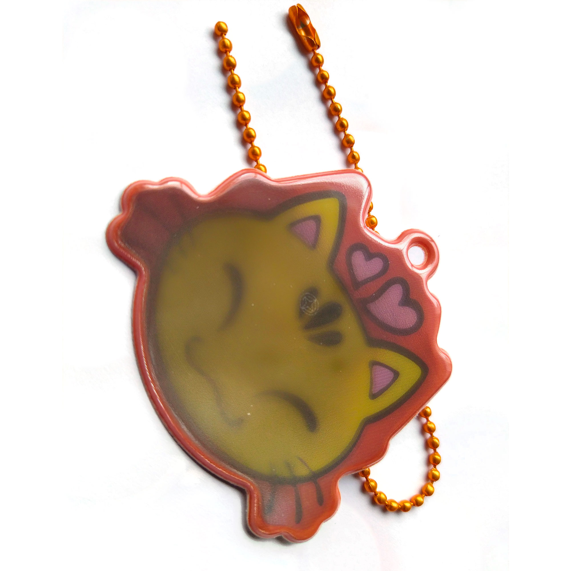 Cat head yellow